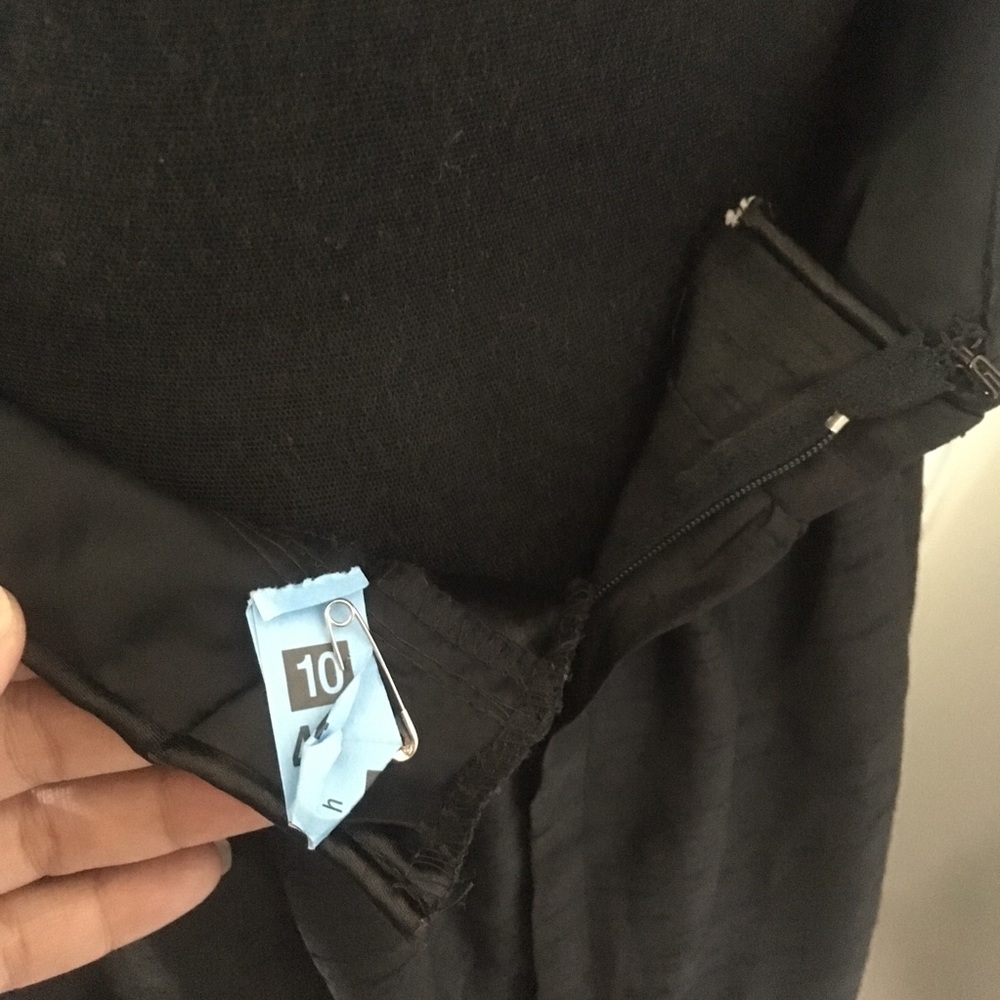 1950s Backless evening dress little black dress S - Picture 8 of 8